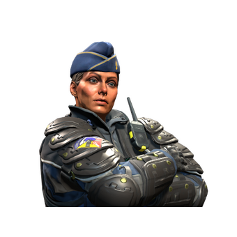 Chef d'Escadron Rouchard | Gendarmerie Nationale CS2 skin