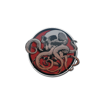Sticker | Blood Moon Tentaskull CS2 skin