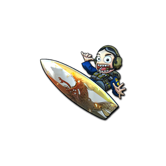 Sticker | Dragon Lore Surf Ava (Foil) CS2 skin