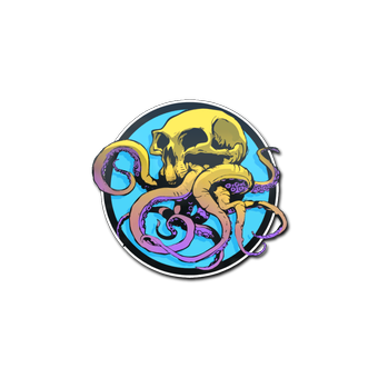 Sticker | Sunset Ocean Tentaskull CS2 skin