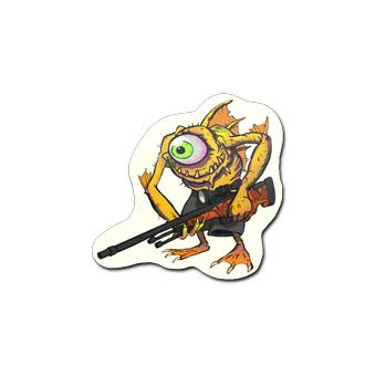 Sticker | Yellow Cyclawps CS2 skin