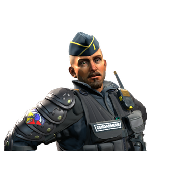 Officer Jacques Beltram | Gendarmerie Nationale CS2 skin