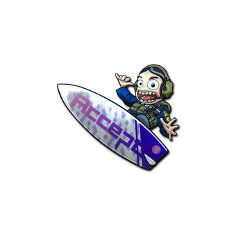 Sticker | Akihabara Accept Surf Ava (Foil) CS2 skin