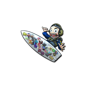 Sticker | Sticker Bomb Surf Ava (Foil) CS2 skin