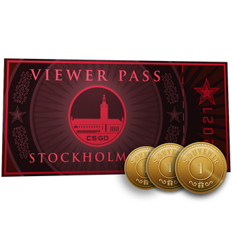 Stockholm 2021 Viewer Pass + 3 Souvenir Tokens CS2 skin