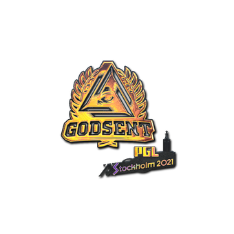 Sticker | GODSENT (Holo) | Stockholm 2021 CS2 skin
