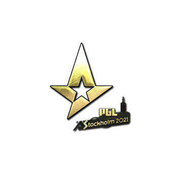 Sticker | Astralis (Gold) | Stockholm 2021 CS2 skin