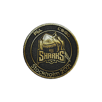 Patch | Sharks Esports (Gold) | Stockholm 2021 CS2 skin