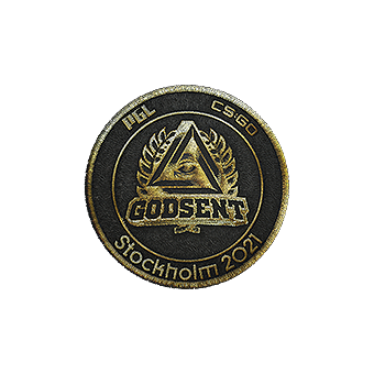 Patch | GODSENT (Gold) | Stockholm 2021 CS2 skin
