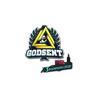 Sticker | GODSENT (Foil) | Stockholm 2021 CS2 skin
