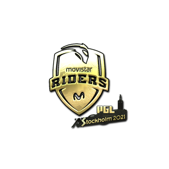 Sticker | Movistar Riders (Gold) | Stockholm 2021 CS2 skin