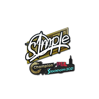 Sticker | s1mple | Stockholm 2021 CS2 skin