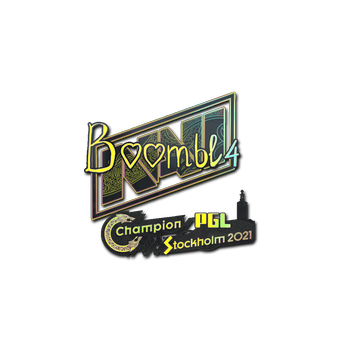 Sticker | Boombl4 (Holo) | Stockholm 2021 CS2 skin