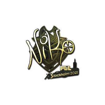 Sticker | NiKo (Gold) | Stockholm 2021 CS2 skin