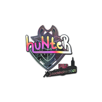 Sticker | huNter- (Holo) | Stockholm 2021 CS2 skin