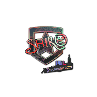 Sticker | sh1ro (Holo) | Stockholm 2021 CS2 skin