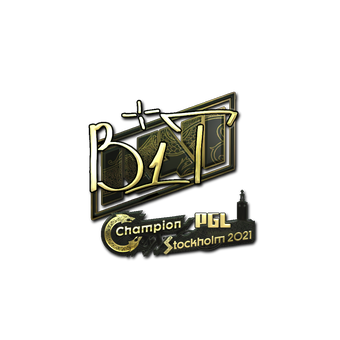 Sticker | b1t (Gold) | Stockholm 2021 CS2 skin