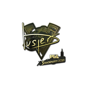 Sticker | buster (Gold) | Stockholm 2021 CS2 skin