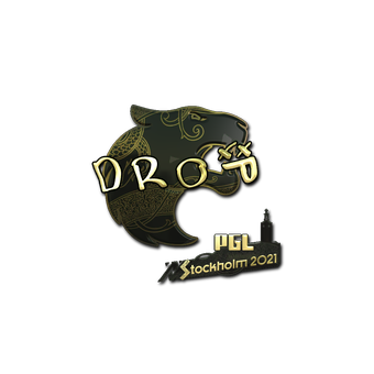 Sticker | drop (Gold) | Stockholm 2021 CS2 skin