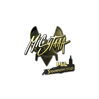 Sticker | misutaaa (Gold) | Stockholm 2021 CS2 skin