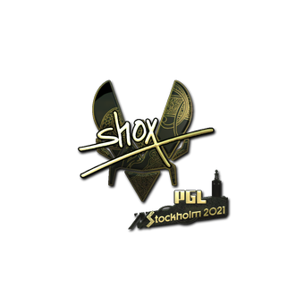 Sticker | shox (Gold) | Stockholm 2021 CS2 skin