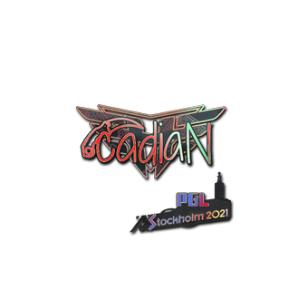 Sticker | cadiaN (Holo) | Stockholm 2021 CS2 skin