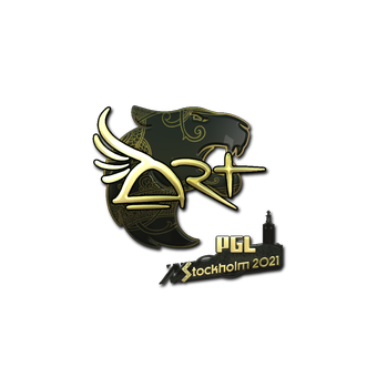 Sticker | arT (Gold) | Stockholm 2021 CS2 skin