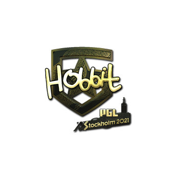 Sticker | HObbit (Gold) | Stockholm 2021 CS2 skin