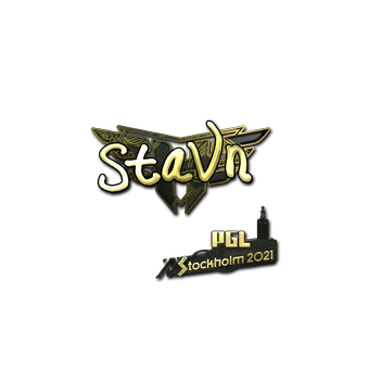 Sticker | stavn (Gold) | Stockholm 2021 CS2 skin