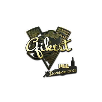 Sticker | Qikert (Gold) | Stockholm 2021 CS2 skin