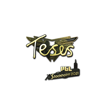 Sticker | TeSeS (Gold) | Stockholm 2021 CS2 skin