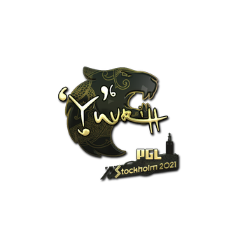 Sticker | yuurih (Gold) | Stockholm 2021 CS2 skin