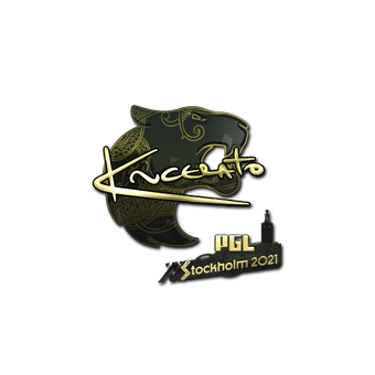 Sticker | KSCERATO (Gold) | Stockholm 2021 CS2 skin