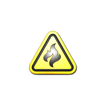 Sticker | Flammable (Foil) CS2 skin