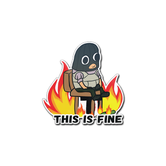 Sticker | This Is Fine (T) CS2 skin