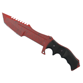 ★ StatTrak™ Huntsman Knife | Crimson Web (Minimal Wear) CS2 skin