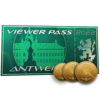 Antwerp 2022 Viewer Pass + 3 Souvenir Tokens CS2 skin