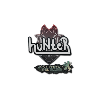 Sticker | huNter | Antwerp 2022 CS2 skin