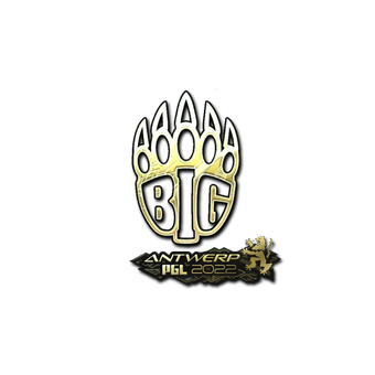 Sticker | BIG (Gold) | Antwerp 2022 CS2 skin