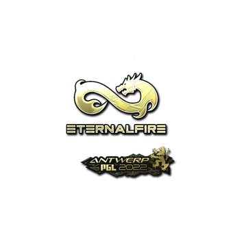 Sticker | Eternal Fire (Gold) | Antwerp 2022 CS2 skin