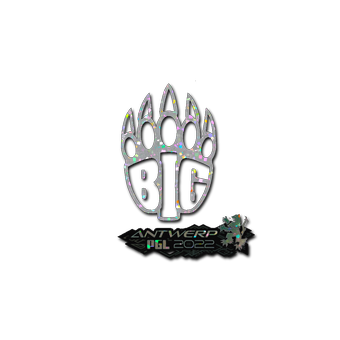 Sticker | BIG (Glitter) | Antwerp 2022 CS2 skin