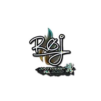 Sticker | roeJ (Glitter) | Antwerp 2022 CS2 skin