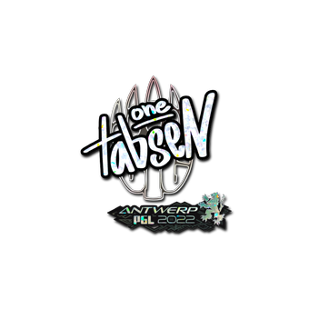 Sticker | tabseN (Glitter) | Antwerp 2022 CS2 skin