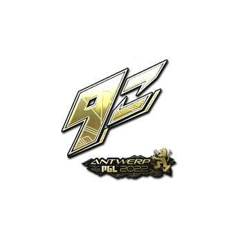 Sticker | 9z Team (Gold) | Antwerp 2022 CS2 skin