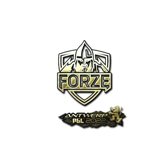 Sticker | forZe eSports (Gold) | Antwerp 2022 CS2 skin