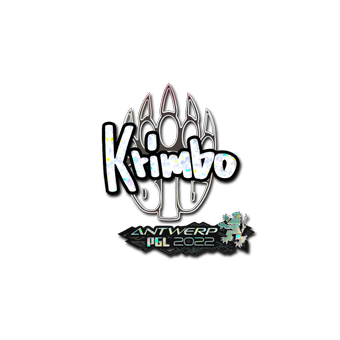 Sticker | Krimbo (Glitter) | Antwerp 2022 CS2 skin