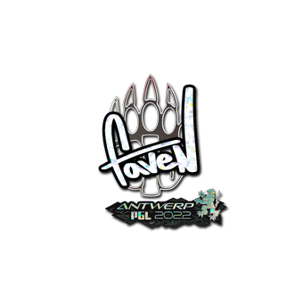 Sticker | faveN (Glitter) | Antwerp 2022 CS2 skin