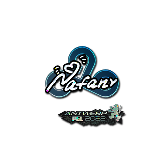 Sticker | nafany (Glitter) | Antwerp 2022 CS2 skin