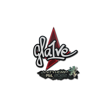 Sticker | gla1ve | Antwerp 2022 CS2 skin