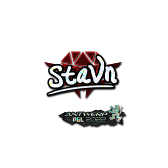 Sticker | stavn (Glitter) | Antwerp 2022 CS2 skin